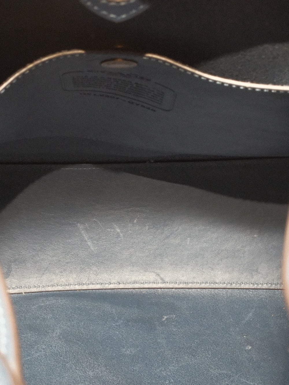 Coach Rare Runway original navy Brooklyn Leather Hobo Shoulder Bag - Picture 4 of 5